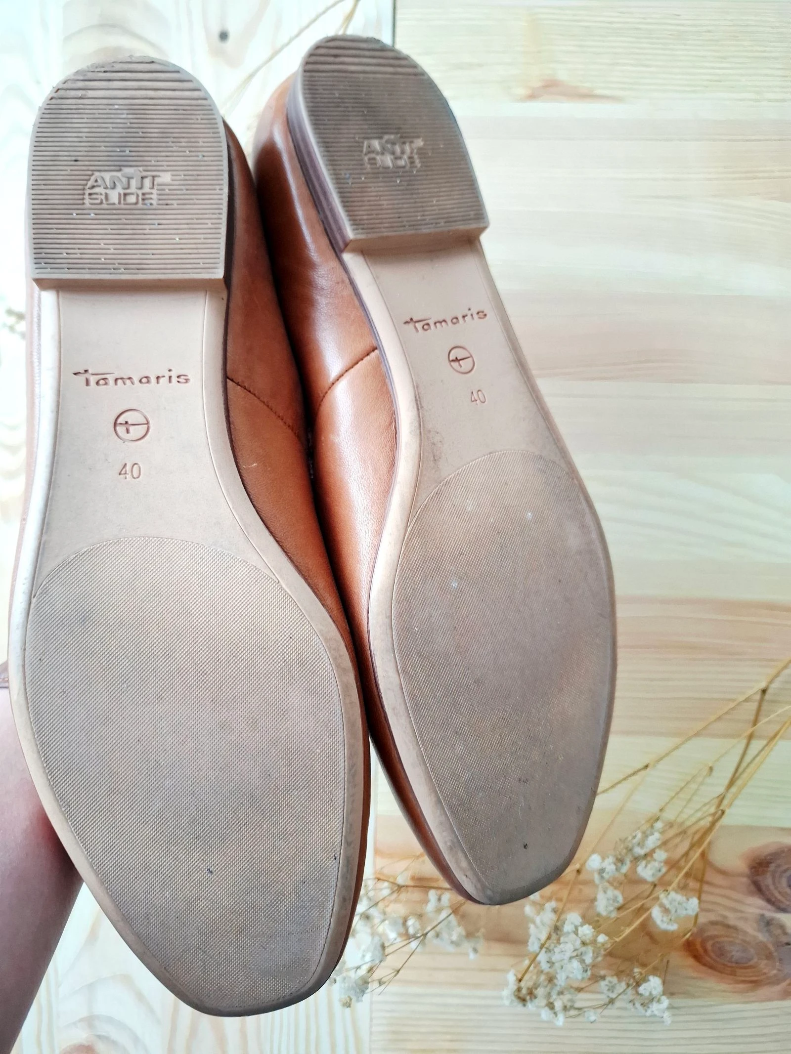 Tamaris – Zapatos Mary Jane para bebé en cuero camel – talla 40 – estado nuevo 🤎 – photo 6